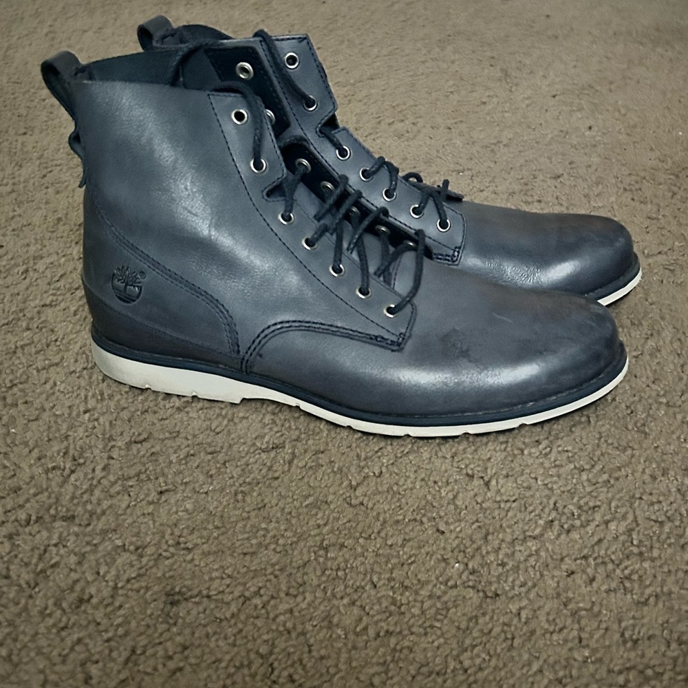 Blue Timberland Boots